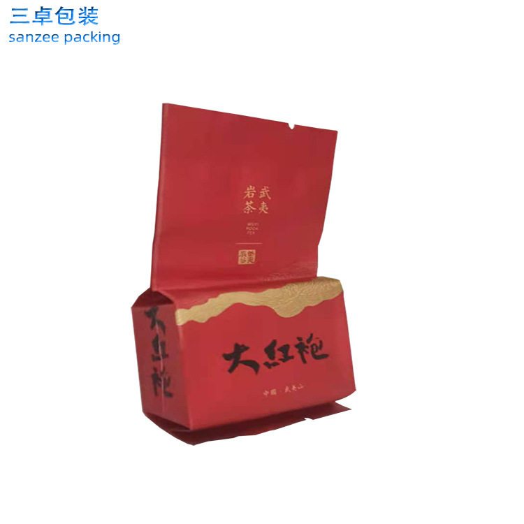 给袋式茶叶包装机武夷山大红袍风琴袋包装机三卓