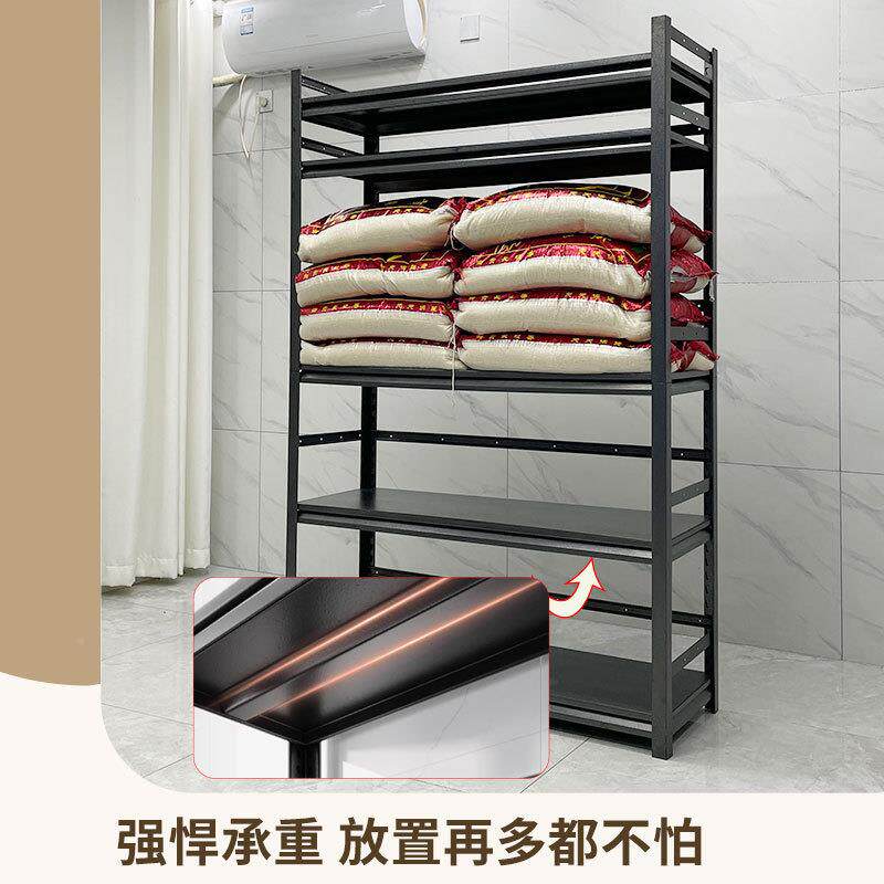 物厨房置物架地多钢制仓RKO库储物架家用阳台落地层下室储铁架杂