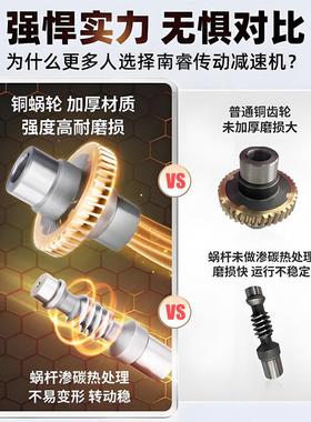 厂销WPDO10154DW0PO120铁壳蜗带轮减速器微型蜗杆减速机法兰安装