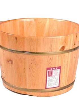 脚香摩柏木足浴桶成人按碳化木桶泡用家洗脚盆实木保温FRH盆加厚