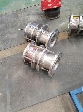 BF双法12222兰限位伸缩接2头气泡膜包装全不钢锈30伸缩节伸缩量4