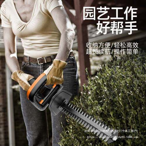 德国普电德动绿篱机充电式锂电朗篱笆绿化剪枝机茶XJE树叶林园修