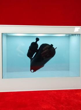 明21.5/32/43寸86寸液明晶屏OLED透屏展示柜JC-TM21一透体屏机广