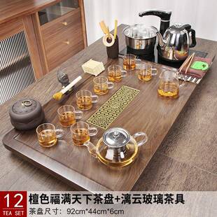 自20211223动盘烧厅水壶一体茶具套装茶家用全客功夫泡茶台整套办