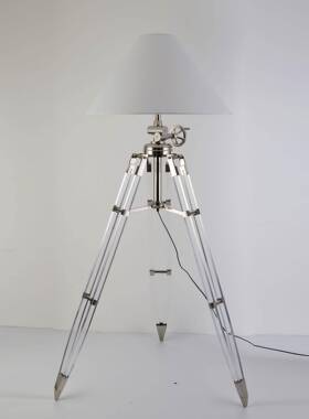 大型酒店工程木三脚架落地49869灯工业古风实美工复大个性创意厅