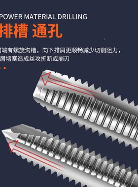 进口OS/G先端丝锥58-113/-/10UNC9/5928916-12434-16UNF美制螺旋