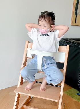 #大款成长椅护栏靠背餐YTL盘套件胖宝用匹配stok餐宝e多档位椅加