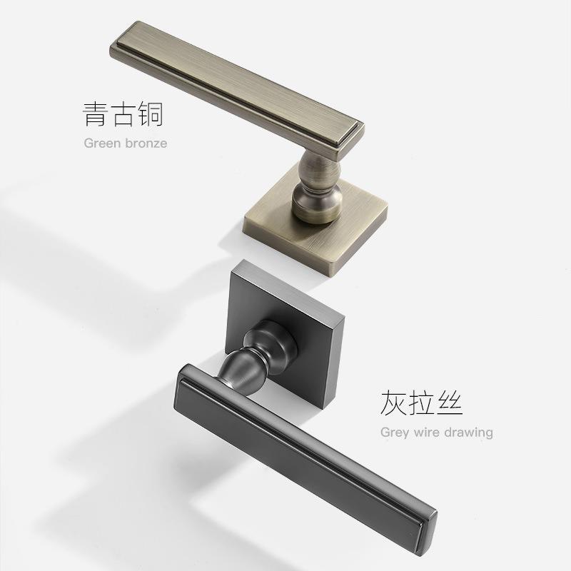室门品锁精分体门锁锁现代PYQ门简约新分体式实木轻内奢锁