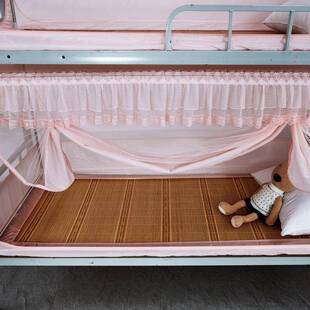 通学生寝室上上下铺帐用床铺单人床三蚊开DD102180门宿舍下床米