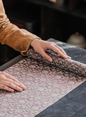 缠茶枝莲提花茶席52421织锦茶席茶套组茶桌双面布艺桌端旗中式高