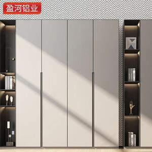 一门到家顶用金衣帽69151间现属代轻奢卧室璃柜门组合收纳铝合玻金衣柜