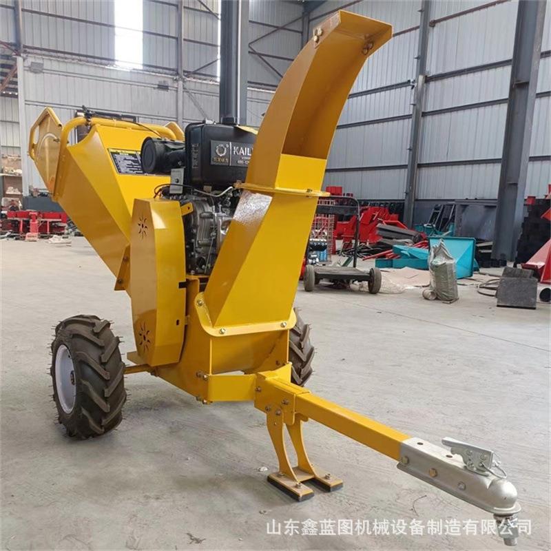 PLH加型柴油汽油碎分枝机12公树枝粉强碎机园林木材边角料打碎机