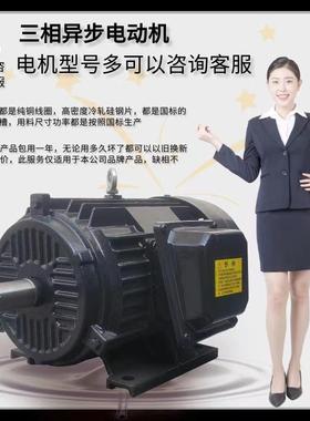 4极YEJ电磁制动电动机0.55瓦-9k千w61053马达电机380V机械设备0用电机