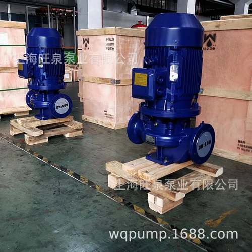 单上海ISG200-5NHM立式管道离心泵、、离心管道泵单级吸水1泵