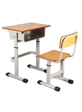 学校OQS桌桌椅学课生桌椅可升降单人学习多层套板装可升降书桌椅