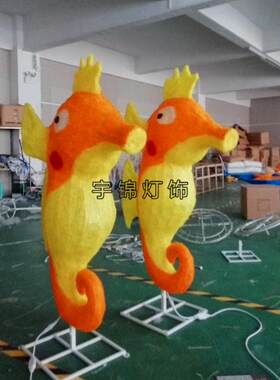 LED海洋物挂件水母造型灯D广场户外发LPUXE灯梦幻造型光灯光节动