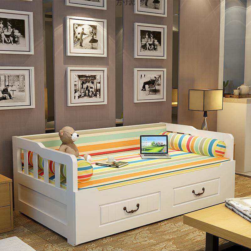 实木沙发床可折叠推拉小户能型多单功1.5米客厅1.8人人双坐卧见详