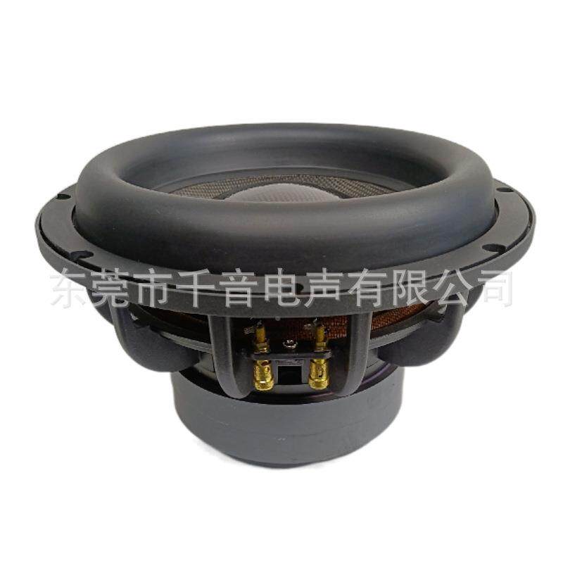 厂家直销功率双磁大铁家0庭音箱用10寸低音炮QY266R65扬声器1寸低