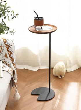 胡小桃木沙发边复几迷你小型实木户客厅古创意型边HD101233桌床头