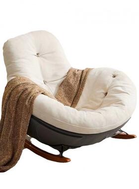 204新款摇摇椅躺椅小室卧代客2厅单人网红现简约懒人沙发UPH可躺