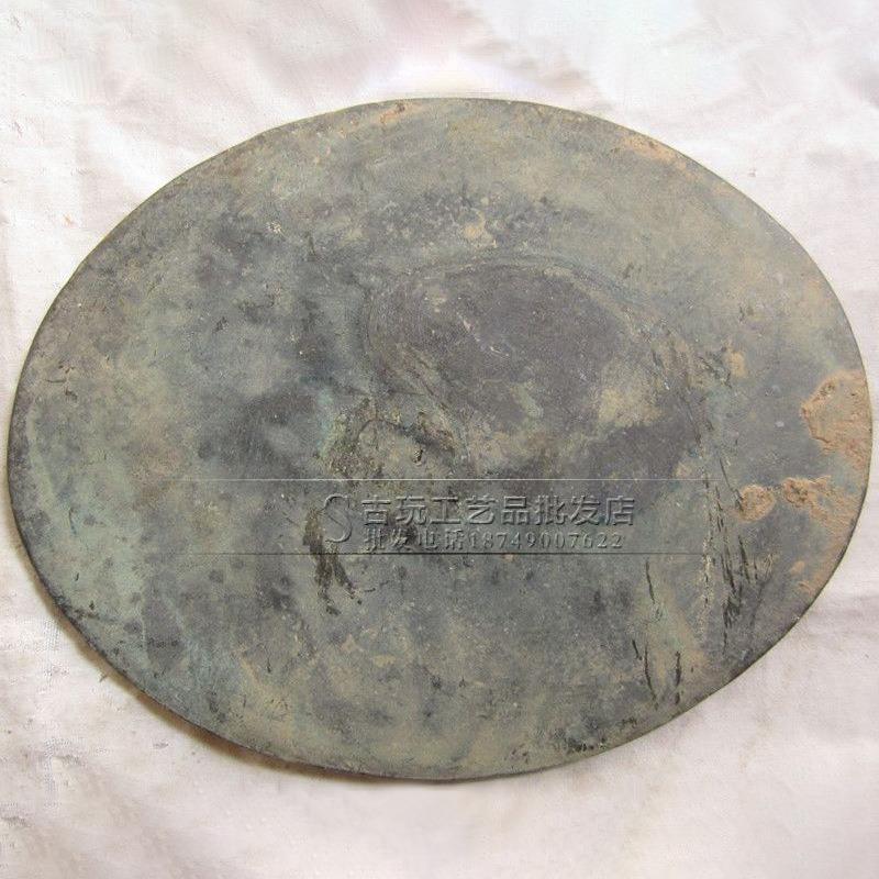 古厂家现货复YX-10-13做旧古古玩工艺杂项收藏铜镜孔雀铜镜品摆件