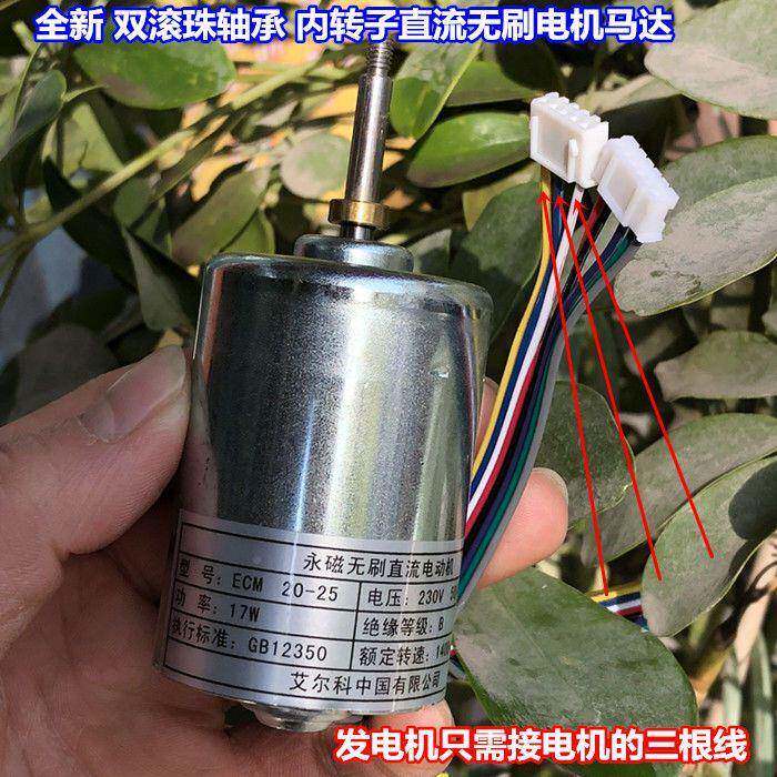 220V双轴承静音直机流无刷动发电马达775驱ZUS无刷高压发电机可充