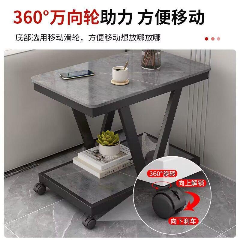 岩LBZ轻奢沙发几边桌板边移动创意角几床头侧边迷你小可客桌子厅