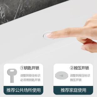 酒店免打孔透明擦手纸巾盒卫生间壁挂式抽纸盒商用厨房干手纸巾盒