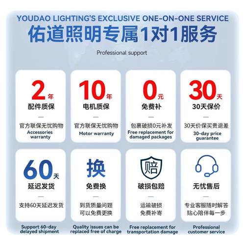 美式简2寸风扇灯五叶芭蕉用5扇大风约力286风扇吊灯家客厅餐厅吊