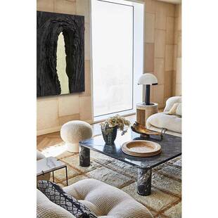 玄关过GMC道创装饰现代轻奢意厅手绘肌客理镜面画挂画酒店样板间