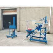 螺杆式 可移动坐凳砂浆喷涂机 饰水泥喷射机 GRC喷浆机 建筑装