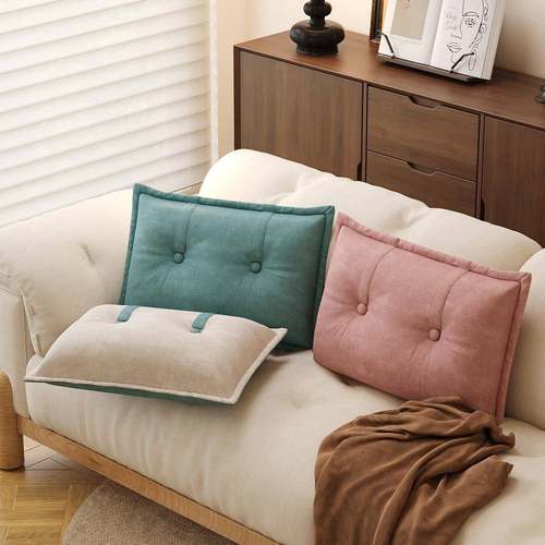 202other5新款沙靠垫靠背床发头条长方形靠枕护长腰软包抱客厅可