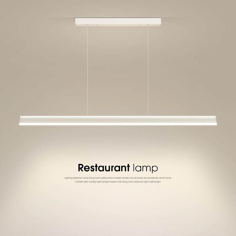普瑞全144谱光一字条餐厅吊长灯现代简约几何餐桌台灯网吧红茶室,家装灯饰光源,智能吊灯,淘宝优惠券,粉丝福利购,淘宝优惠卷