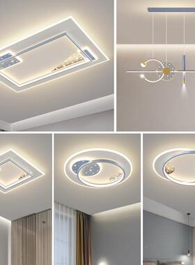 客厅吸灯现代简约0大气led中山主灯具60112大全全合屋套餐组22顶5
