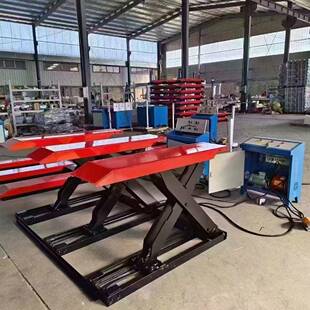 E型升降台感带上光电应2吨3脚踩升降机料机自动升标准款 E吨降