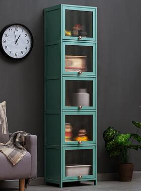 家庭物2227CHFM收纳子物柜置柜柜多储层带柜门卧室家用落地置物架