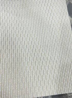 门幅28帘0m黑白肌理金c丝线色织m85772提花高精密现代简约小样板