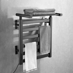 欧莎智能恒温电巾热毛巾架卫生间热浴室置物架家用571免派打孔电