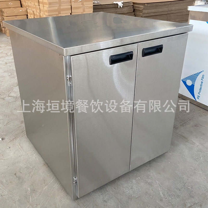 碳酸饮料机底柜 气瓶糖浆包现调机工作台 不锈钢储物柜 可乐机柜