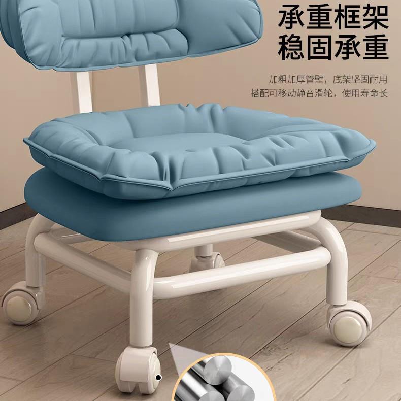 万发向轮小子滑轮移动凳子家用矮凳带娃客厅沙凳150带轮靠背小凳