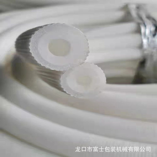 富士 空心珍珠棉管设备 发泡棒挤出机压花覆膜机卷管机CE认证