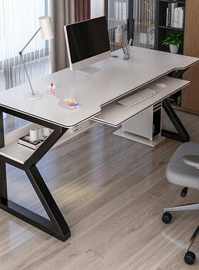 电脑办桌式台家用写字桌39628简现约代小桌子简易出租屋书桌长方