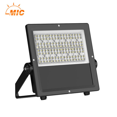 90W 100W 瓦外贸工厂带玻璃150lm/W明纬电源防水LED投光灯泛光灯