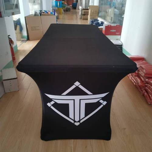 25特0克厚弹套XGI力长方形桌到罩会展宴会签弹力长条桌桌布套不透