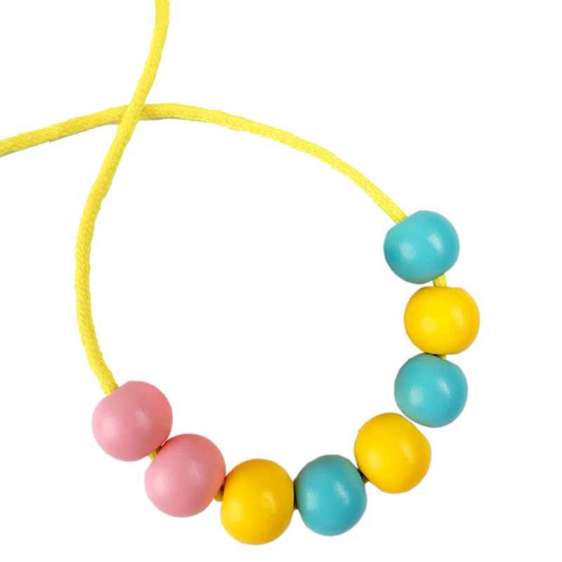 儿童串珠子幼儿园区角益智区精细动作训练串串珠专注力宝宝