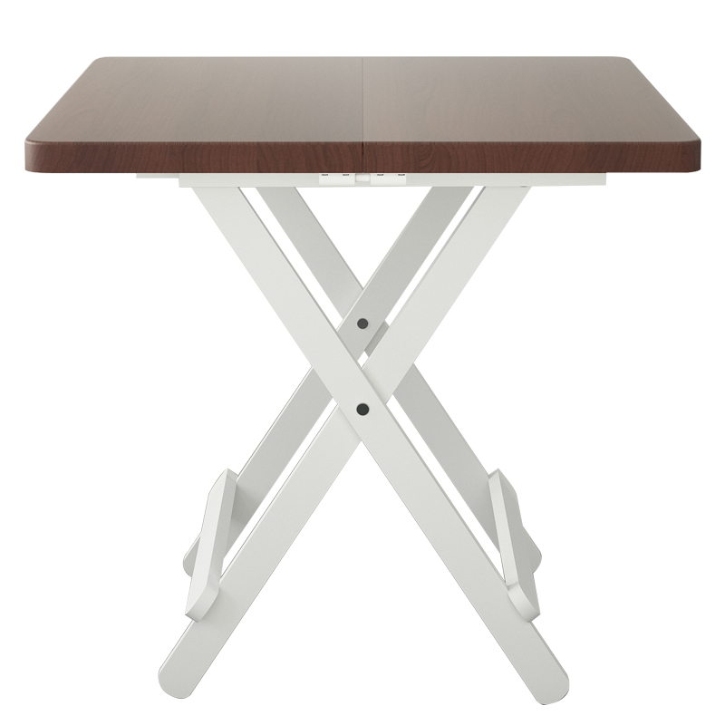 可折叠桌子简约吃饭桌出租房家用餐桌简易小户型方桌便携式摆摊桌