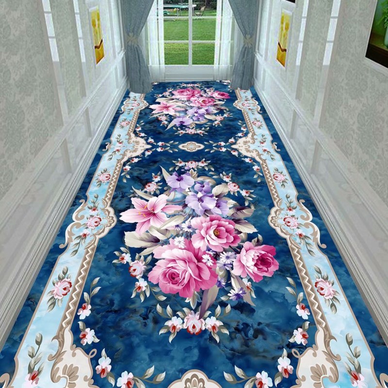 欧式入户进门地毯客厅卧室床边家用走廊过道楼梯商用宾馆KTV酒店