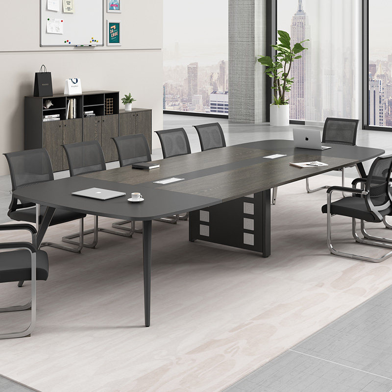 会议桌长桌简约现代会议室桌椅组合长条桌大洽谈桌培训桌办公家具