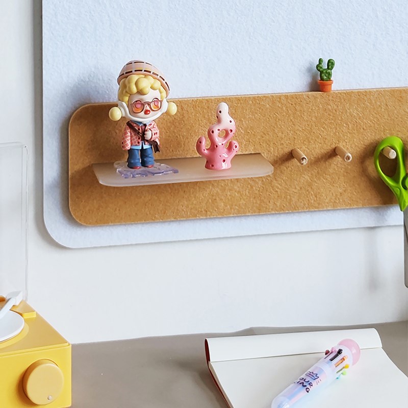 照片墙留言板背景板免打孔拍立得创意毛毡墙贴软木板幼儿园