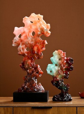 太湖石会所客厅装饰摆件玲珑石灵璧石奇石观赏石景观石盆景石